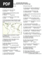 Bank Soalan Geografi Tingkatan 3