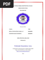 Download Laporan Kerja Elektronika Dasar Transistor by Rizka-Cindyantika Tiara Ayu Pratiwi SN116095697 doc pdf
