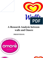 Reserch Analysis Between Wall S Omore Ice Cream by Mian Shahnnawaz