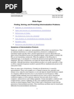 Finding Solving and Preventing Intermodulation Problems