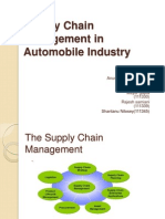 Project - 111312 - SCM in Automobile Industry