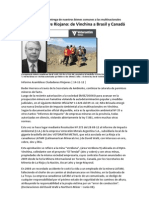 El Zinc y El Cobre Riojano. de Vinchina a Brasil y Canada 14-12-11
