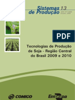 Tecnologia de Produção de Soja 2009
