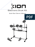 Electronic Drum Kit: Quick Start Owner's Manual