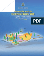 Educacion Informe Nacional de 2010 (Español)