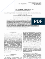 Reduced Thermal Diffusivity of Nanostructured Silver