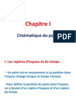 Chapitre 1 Physique Generale Cinematique