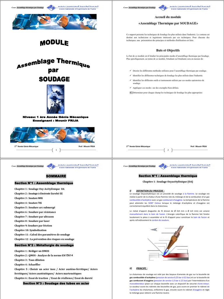 Cours Soudage A3 54, PDF, Soudage