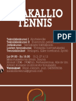 Kisakallio Tenniskurssit