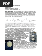 Download Aldol Condensation Lab by nmc5152 SN116166666 doc pdf