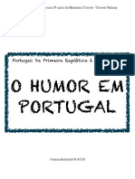 HISTÓRIA DO HUMOR EM PORTUGAL