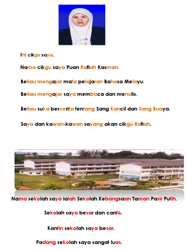 Contoh Karangan Tahun 1 Pdf
