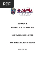 Systems Analysis & Design ML GUIDE