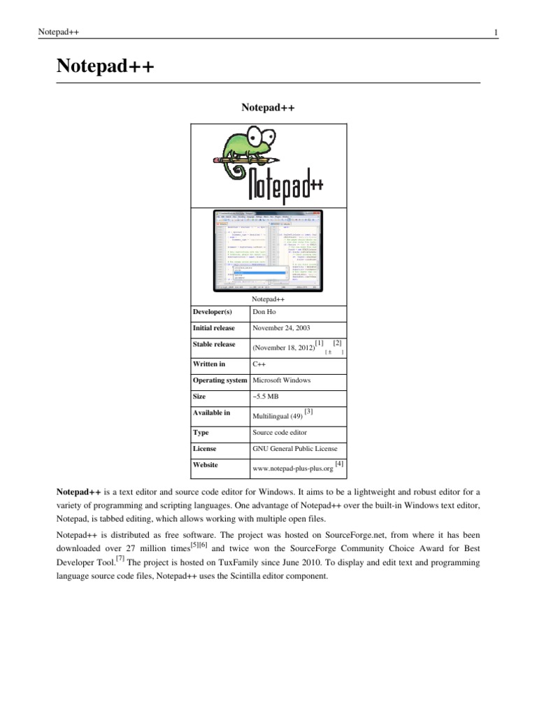 Notepad | PDF | Computer Programming | Application Software