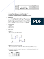 Job Sheet 1 (Gerbang And)