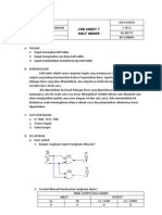 Job Sheet 7 (Half Adder)