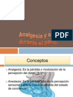 Analgesia y Anestesia Durante El Parto (1)