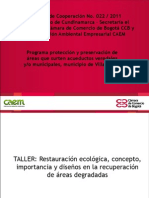 TALLER RESTAURACIÓN ECOLÓGICA