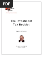 Download Canadian Investment Tax Booklet by Neel Roberts SN11622180 doc pdf