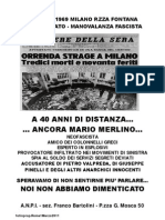 Strage Di Stato - Manovalanza Fascista - No A Merlino