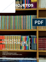 Cadernos FGV Projetos nº 16 - Educação e Gestão Pública
