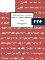 Práticas de Escrita Criativa Nas Aulas de Língua Estrangeira (1º Rascunho)