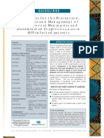 Guidelines Cryptococcal Meningitis