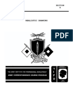 ARMY Realistic Drawing (Great) 1991 86 Pages