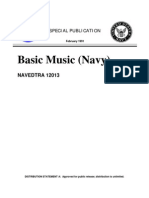 NAVY Basic Music 1991 61 Pages