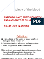 Pharmacology of The Blood