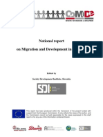 Consistency of M D in Slovakia