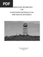 Fort Wingate, New Mexico Water Tower Recordation