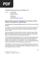 Download BLF-EBCLC Fellowship News Release 20121210 by East Bay Community Law Center SN116272249 doc pdf