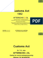 Customs Act: Afterscho OL