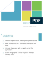 P.2 Linear Models and Rates of Change