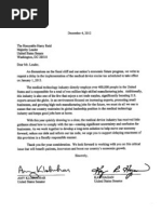 Medical device letter