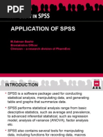 Download Application of SPSS by jsalu_khan SN11630402 doc pdf