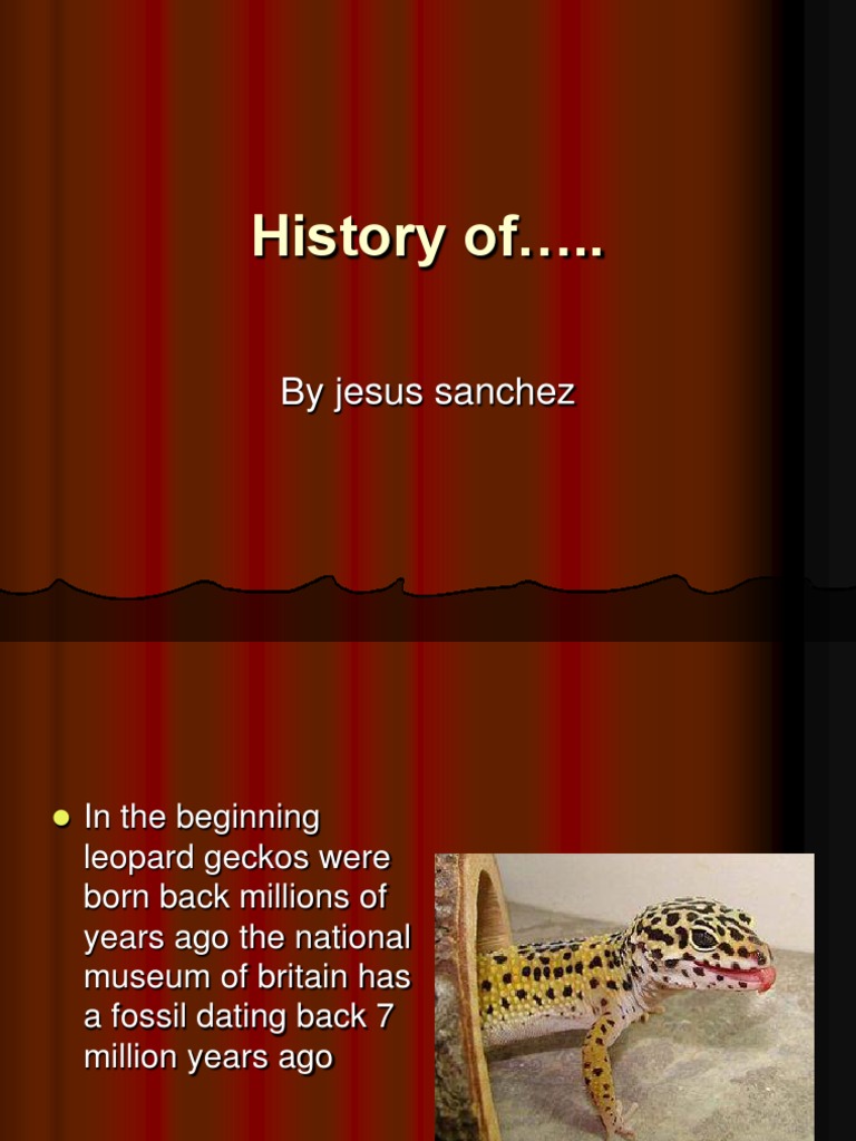 History and Future of Leopard Geckos | PDF