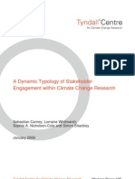 A Dynamic Typology of Stakeholder Engagement within Climate Change Research