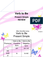 6 Verb to Be Present Simple