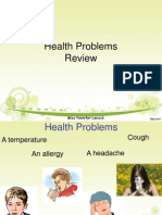 Health Problems Review: Miss Yennifer Leiva G