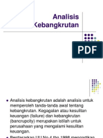 Analisis Kebangkrutan