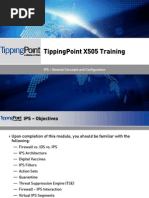 TippingPoint X505 Training - IPS - General Concepts and Configuration