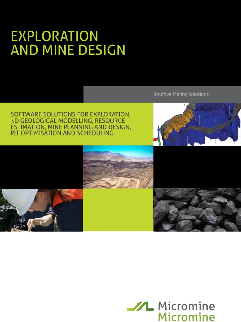 Micromine: Advanced Mining Software Solutions | PDF | Mining | Software ...