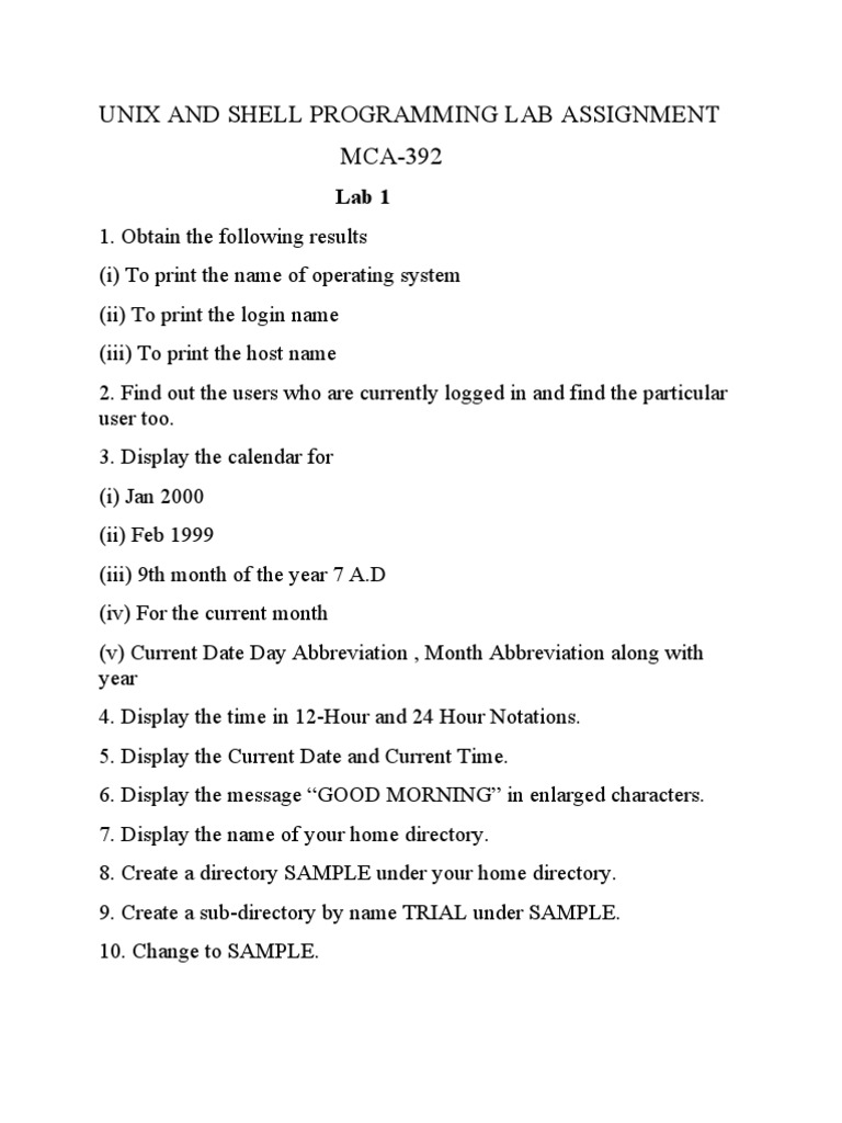 Lab Exercises PDF File System Command Line Interface