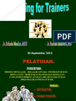 1. Training for Trainer-26 September 2012