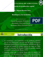 Resistencia a Los Herbicidas 2012