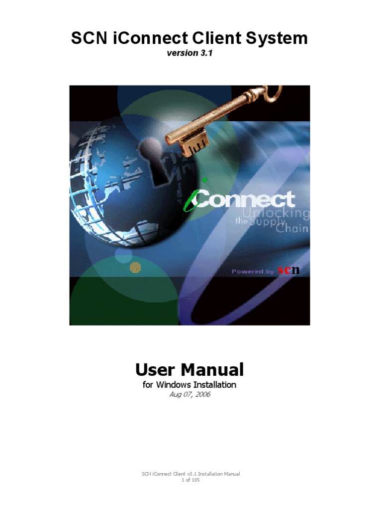 Iconnect v3.1 User Manual | Proxy Server | Comma Separated ...