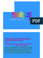 Lecture 4 (Porosity Logs)