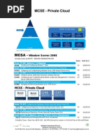 MCSA and MCSE Windows Server 2008